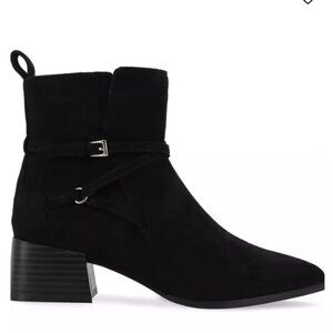 Journee Collection Women's Estelle Stacked Block Heel Booties 10 WD